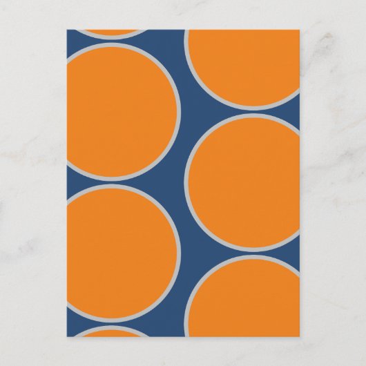 Große Kreise Abstrakte Design-Postkarte Postkarte (Vorderseite)