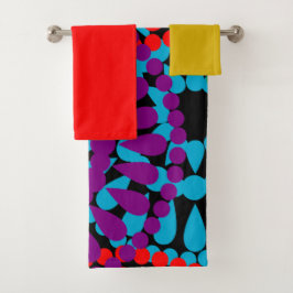 Große Kreise Badehandtuch-Set Badhandtuch Set