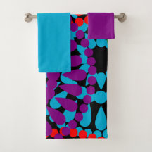 Große Kreise Badehandtuch-Set