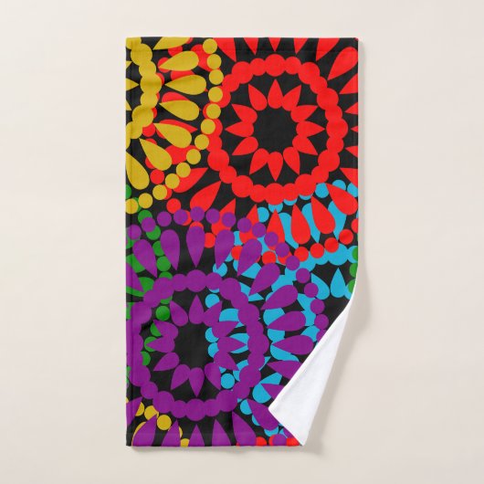 Große Kreise Badhandtuch Set (Handtuch)