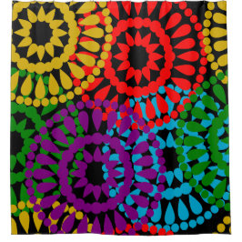 Große Kreise Duschvorhang