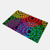 Große Kreise Fußmatte (Schrägansicht)