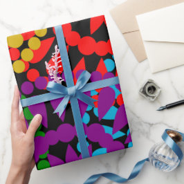 Große Kreise Geschenkpapier