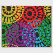 Große Kreise Geschenkpapier (Flach)