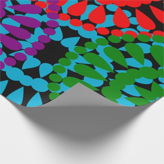 Große Kreise Geschenkpapier (Ecke)