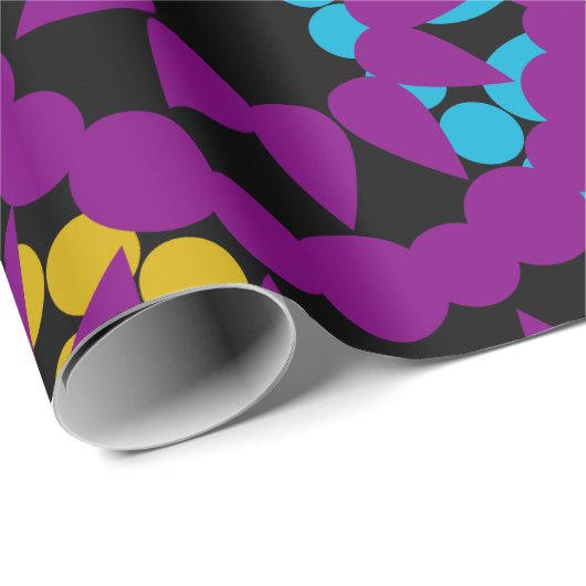 Große Kreise Geschenkpapier (Rolleneckpunkt)