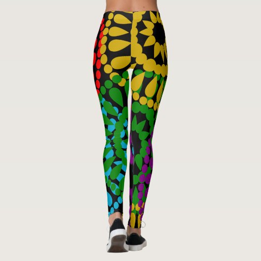 Große Kreise Leggings (Rückseite)