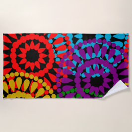 Große Kreise Strandtuch