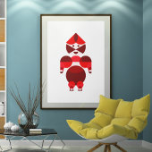 Große Kriegerin Leinwanddruck