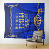 Große Kronendusche im Hintergrund Wandteppich (Beispiel (Horizontal))