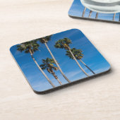 Große Krümmungspalmen Getränkeuntersetzer (Linke Seite)