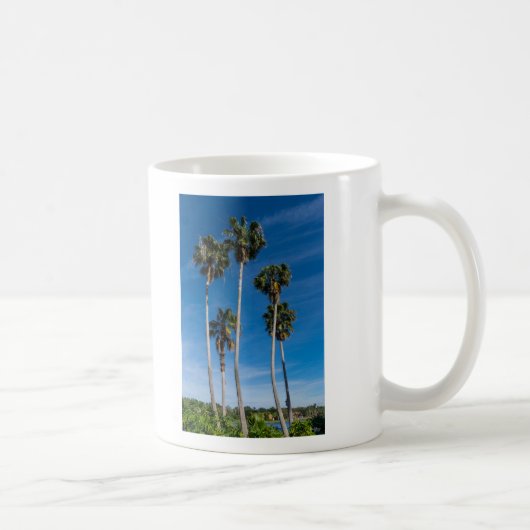 Große Krümmungspalmen Kaffeetasse (Rechts)