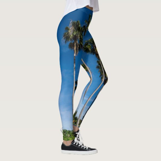 Große Krümmungspalmen Leggings (Rechts)