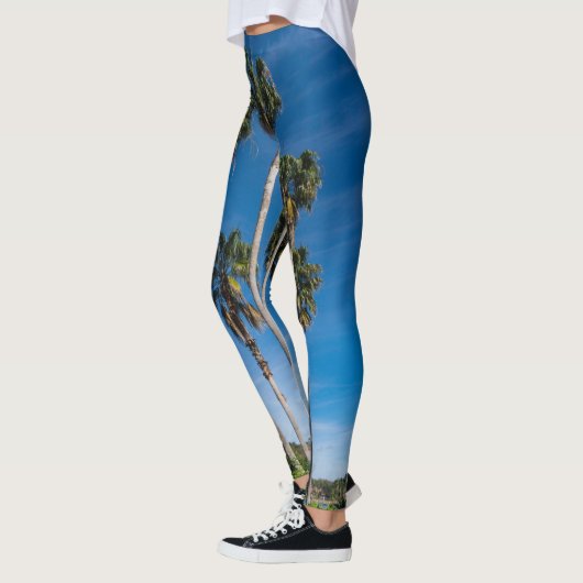 Große Krümmungspalmen Leggings (Links)