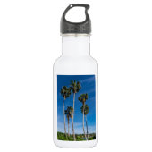 Große Krümmungspalmen Trinkflasche (Vorderseite)