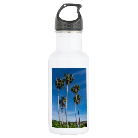 Große Krümmungspalmen Trinkflasche (Vorderseite)