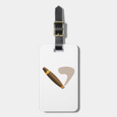Große kubanische Zigarre Gepäckanhänger (Vorderseite vertikal)