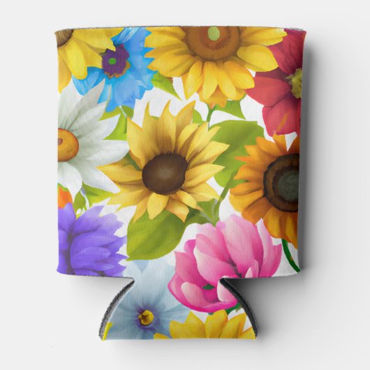 Große, kühne botanische Blume Dosenkühler (Vorderseite)