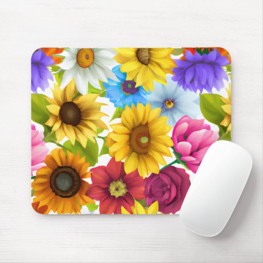 Große, kühne botanische Blume Mousepad (Mit Mouse)