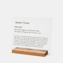 Grosse Kunstgalerie Al Porto Kunst, Dichtung und M Acrylschild