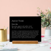 Grosse Kunstgalerie Museo Cantonale d'Arte Acrylschild (Hochzeit)