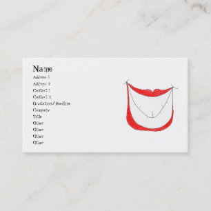 GROSSE LÄCHELN-Visitenkarte Visitenkarte