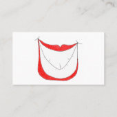 GROSSE LÄCHELN-Visitenkarte Visitenkarte (Rückseite)