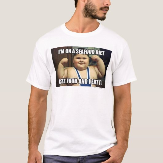 Große Lachen, höhere Einstellung T-Shirt (Vorderseite)