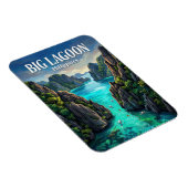 Große Lagune Philippinen Magnet (Rechte Seite)