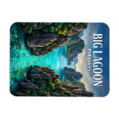 Große Lagune Philippinen Magnet (Horizontal)