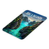 Große Lagune Philippinen Magnet (Linke Seite)
