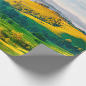 Große Landschaft im Morgenlicht. Loca Geschenkpapier (Ecke)