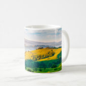 Große Landschaft im Morgenlicht. Loca Kaffeetasse (VorderseiteRechts)