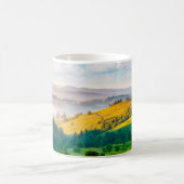 Große Landschaft im Morgenlicht. Loca Kaffeetasse (Mittel)
