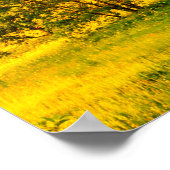 Große Landschaft im Morgenlicht. Loca Poster (Ecke)