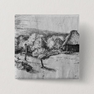 Große Landschaft mit einem Turm, c.1650 Button