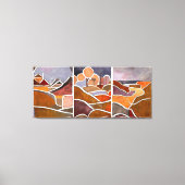 Große Landschaft Triptych Leinwanddruck (Vorderseite)
