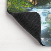 Große landschaftliche Ansicht rauchige Gebirgsdes Mousepad (Ecke)