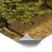 Große landschaftliche Aussicht auf einen großen Fe Poster (Ecke)