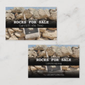 Große Landschaftsgesteine für den Verkauf von Unte Visitenkarte (Vorne/Hinten)
