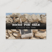 Große Landschaftsgesteine für den Verkauf von Unte Visitenkarte (Vorderseite)