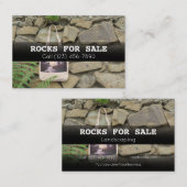 Große Landschaftsgesteine für den Verkauf von Unte Visitenkarte (Vorne/Hinten)