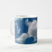 Große, lange Wolke Kaffeetasse (Vorderseite Links)
