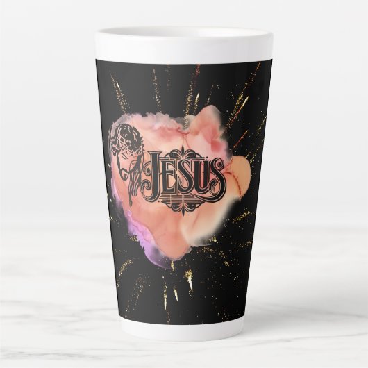 Große Latte Jesus-Tasse Milchtasse (Vorderseite)