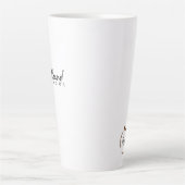 Große latte Tasse (Vorderseite)