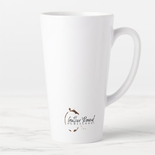 Große latte Tasse (Rechts)