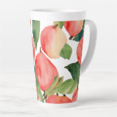 Große Latte Tasse - 17 oz mit Fruit Watercolor (Rechte Ecke)