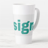 Große Latte-Tasse 17oz Milchtasse (Rechte Ecke)