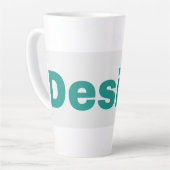 Große Latte-Tasse 17oz Milchtasse (Linke Ecke)