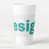 Große Latte-Tasse 17oz Milchtasse (Vorderseite)